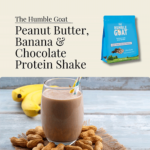 Peanut Butter, Banana and Chocolate Shake